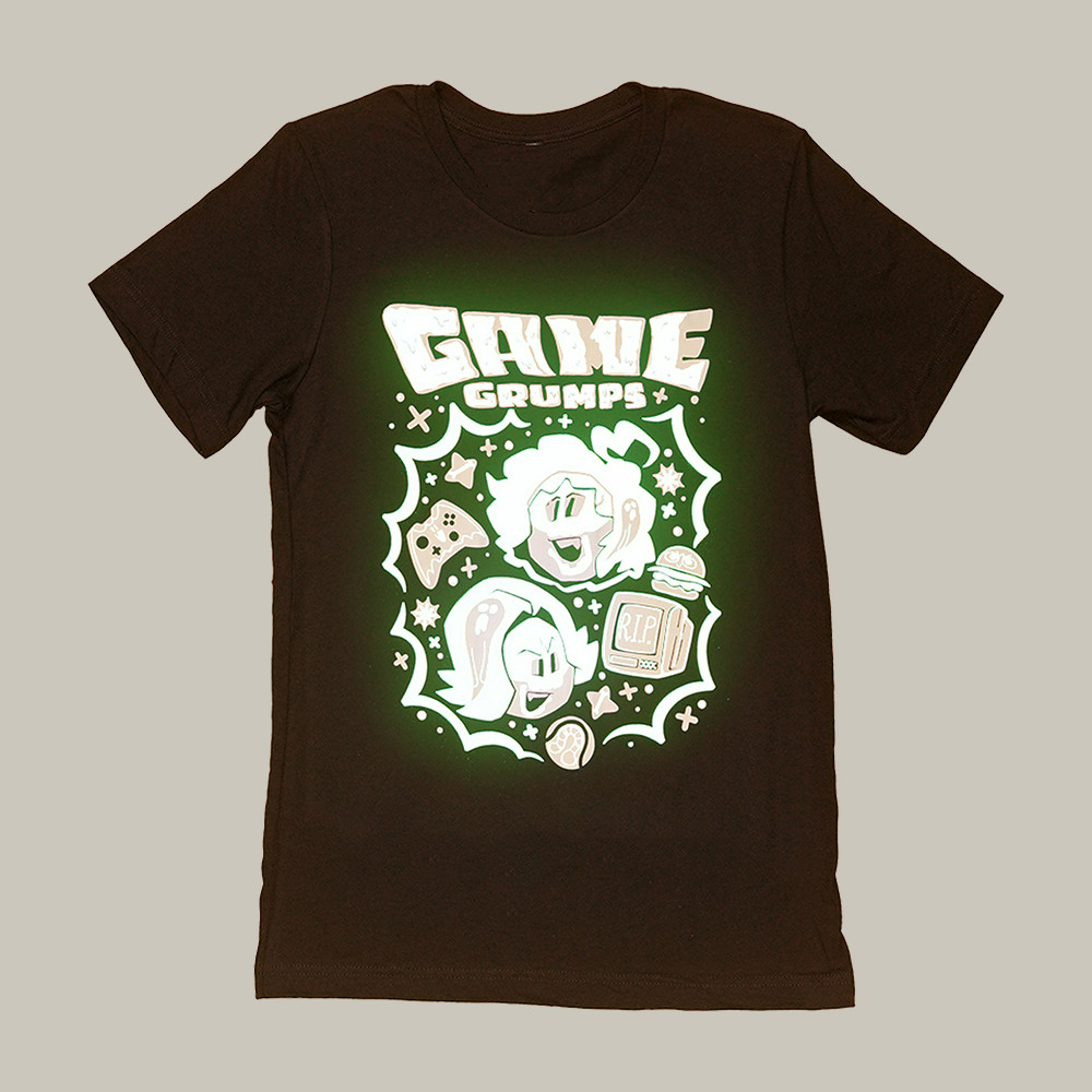 Game Grumps x Ghoul Grumps Glow In The Dark T-Shirt Game Grumps Clothes Gift For Fans