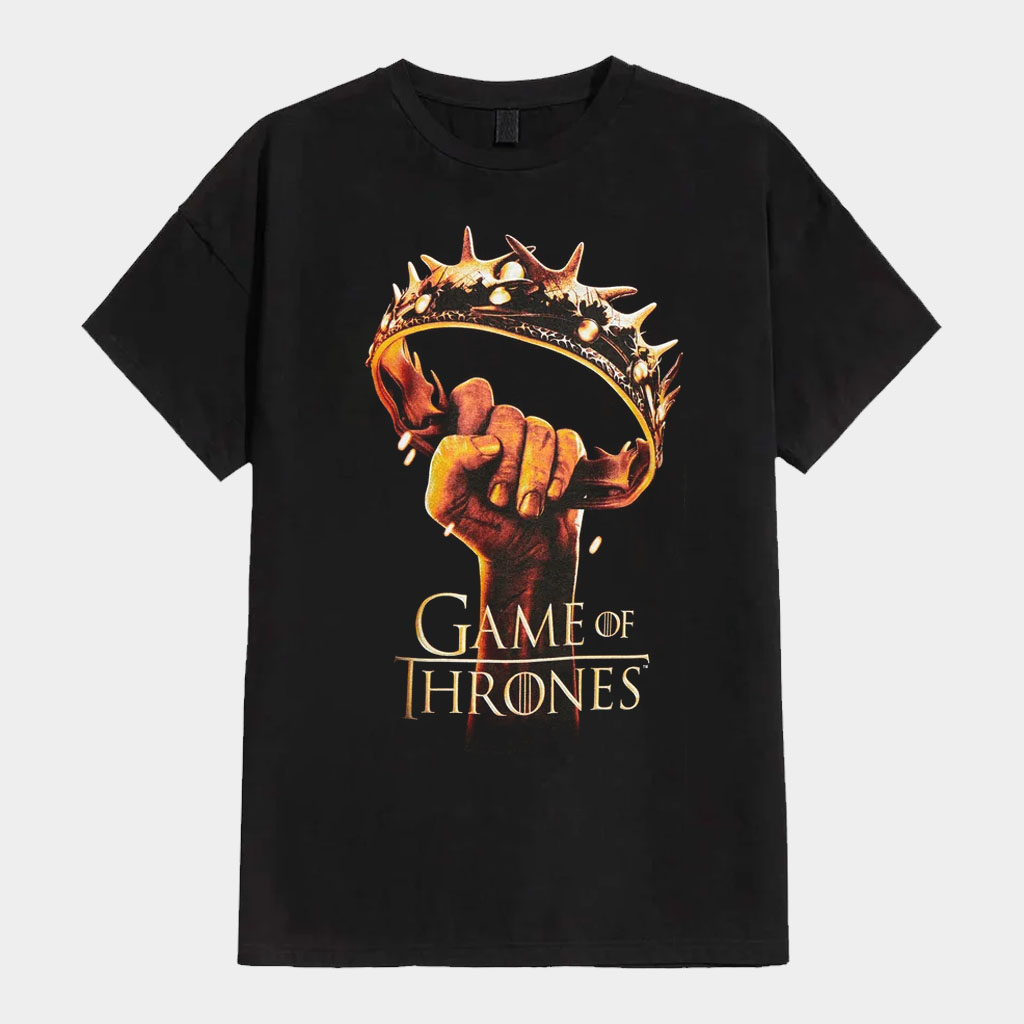 Game Of Thrones Merch Crown Logo T-Shirt Game Of Thrones Shirt Birthday Gift For Husband