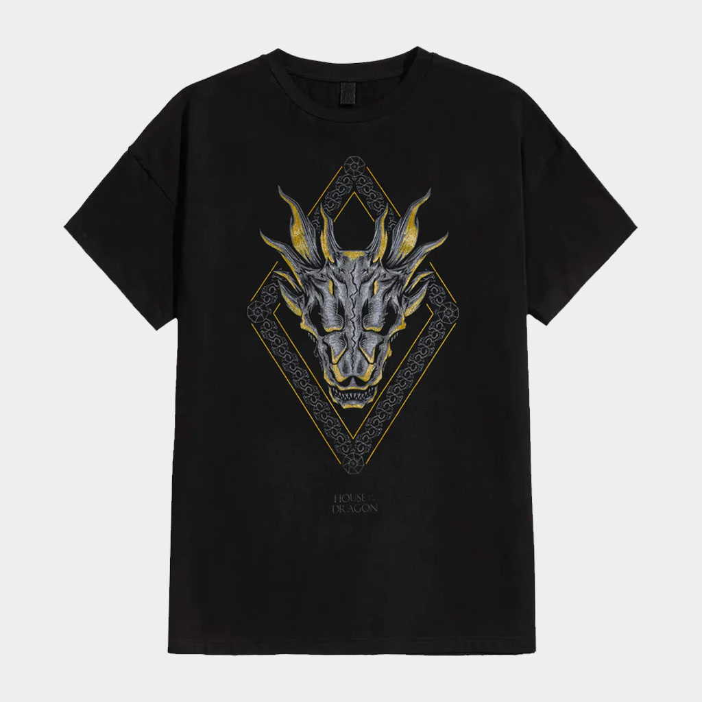 Game Of Thrones Merch Diamond Skull T-Shirt House Of The Dragon Shirt Gifts For BFF