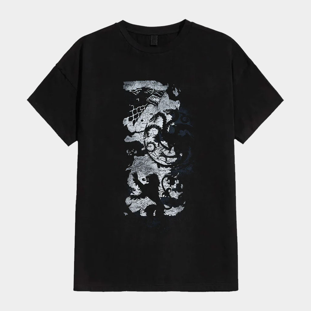 Game Of Thrones Merch Map T-Shirt Game Of Thrones Shirt Gift For Husband