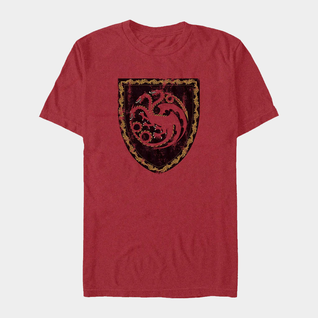 Game Of Thrones Merch Targaryen Crest Red T-Shirt House Of The Dragon Shirt Brother Gifts