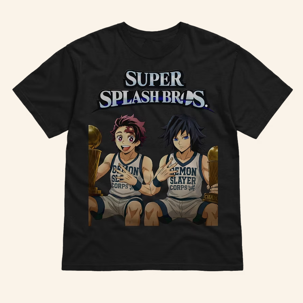 GameboyJones Merch Super Splash Bros Shirt Demon Slayer Merch Gifts For Brothers