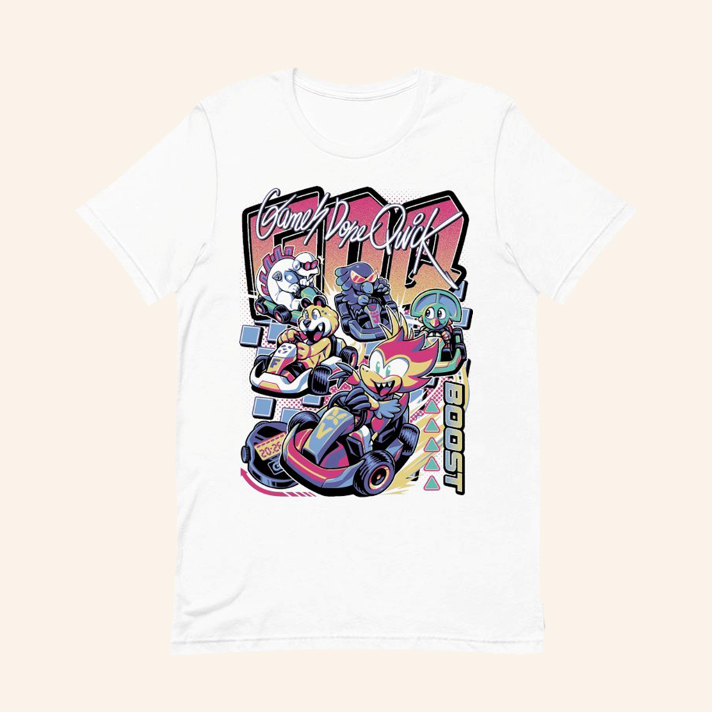 Games Done Quick Merch Super Mascot Racers Boost 2026 T-Shirt Best Gifts For Him