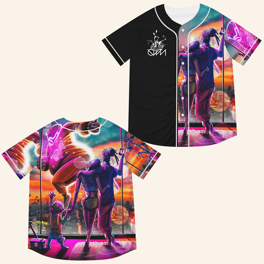 Ganja White Night Jersey EDC Lost Lands Merch Electric Forest Jersey Gifts For Music Fans