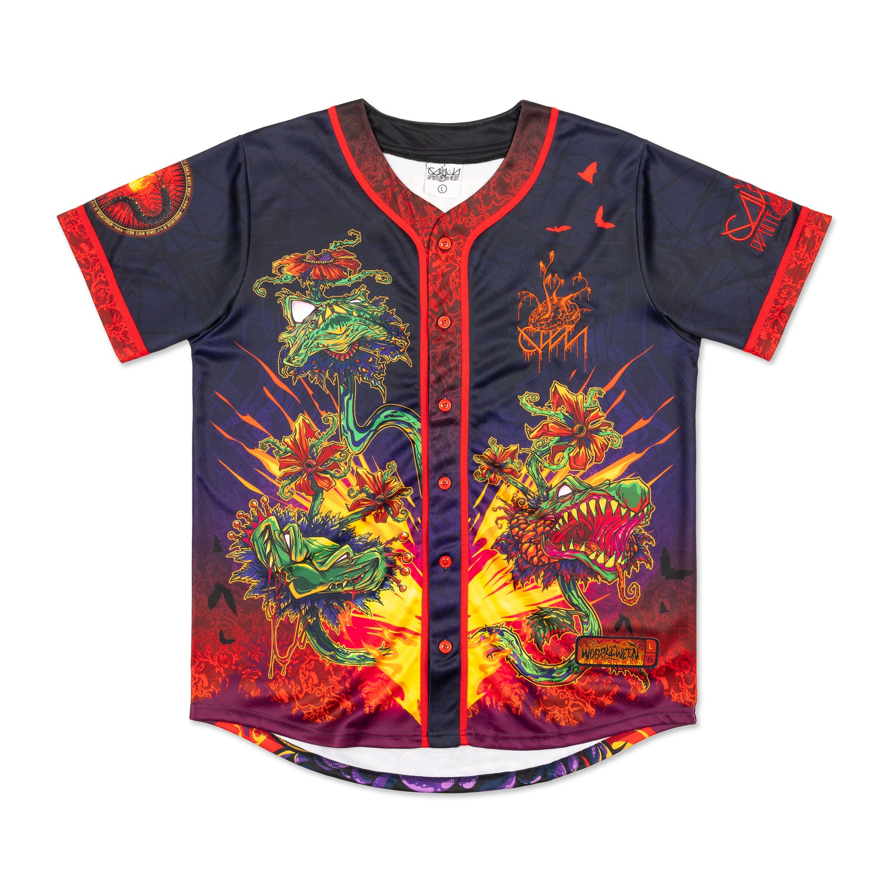 Ganja White Night Merch Baseball Jersey Wobbleween III Baseball Jersey Christmas Gift for Him