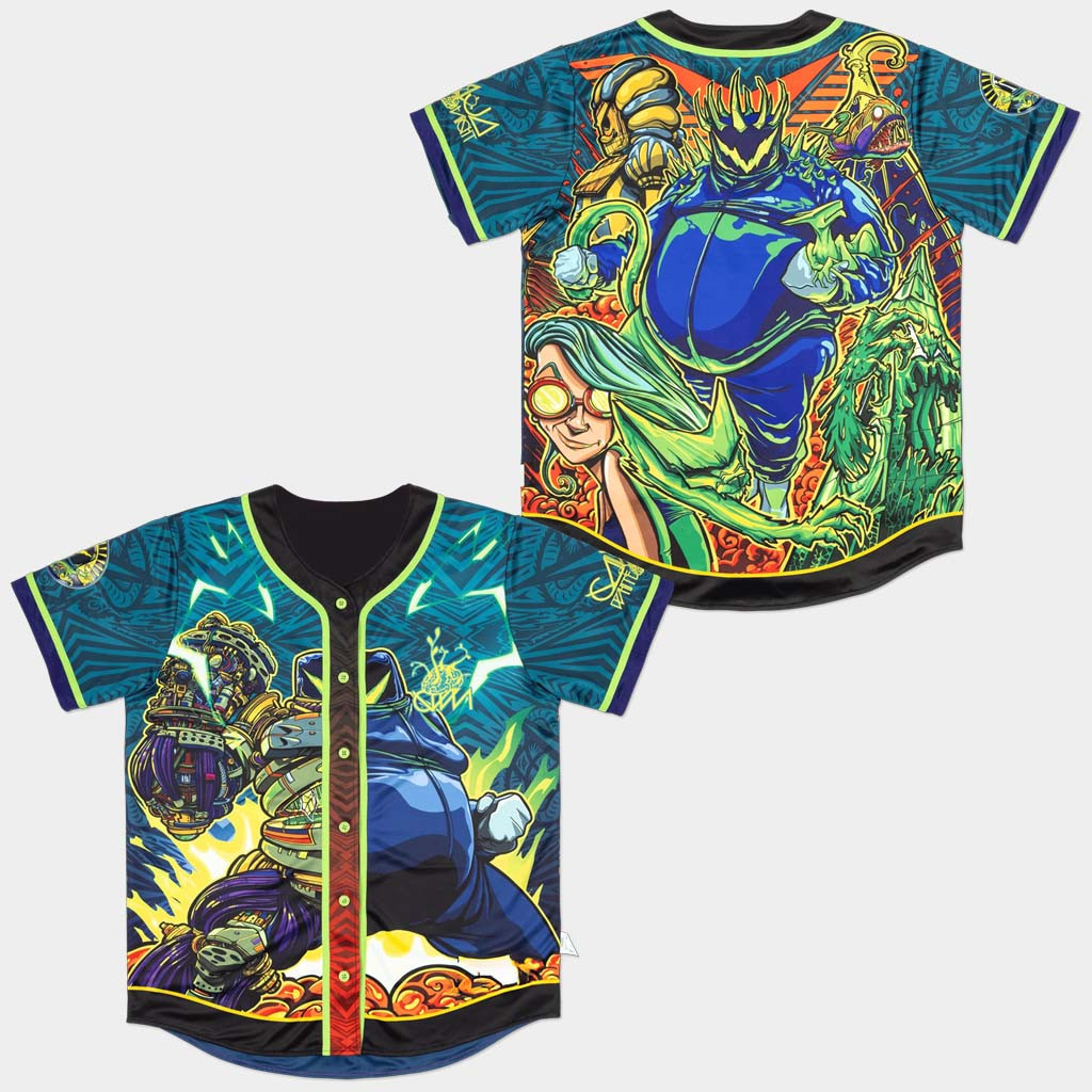 Ganja White Night Merch Dark Wobble vs Mr Wobble Baseball Jersey Good Gifts For Boyfriend