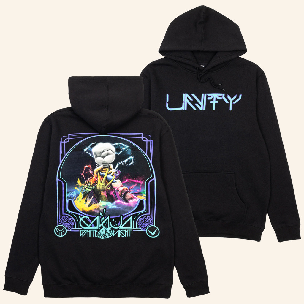 Ganja White Night Merch Unity Black Hoodie Music Lover Gifts For Him