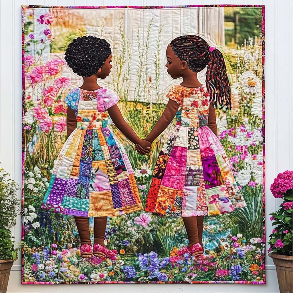 Garden Bond Quilted Blanket Christmas Room Decor Best African American Gifts