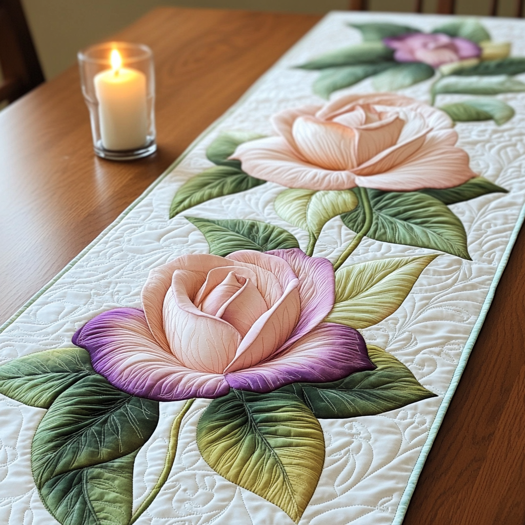 Garden Essence Quilted Table Runner Dining Table Ideas Christmas Floral Gifts