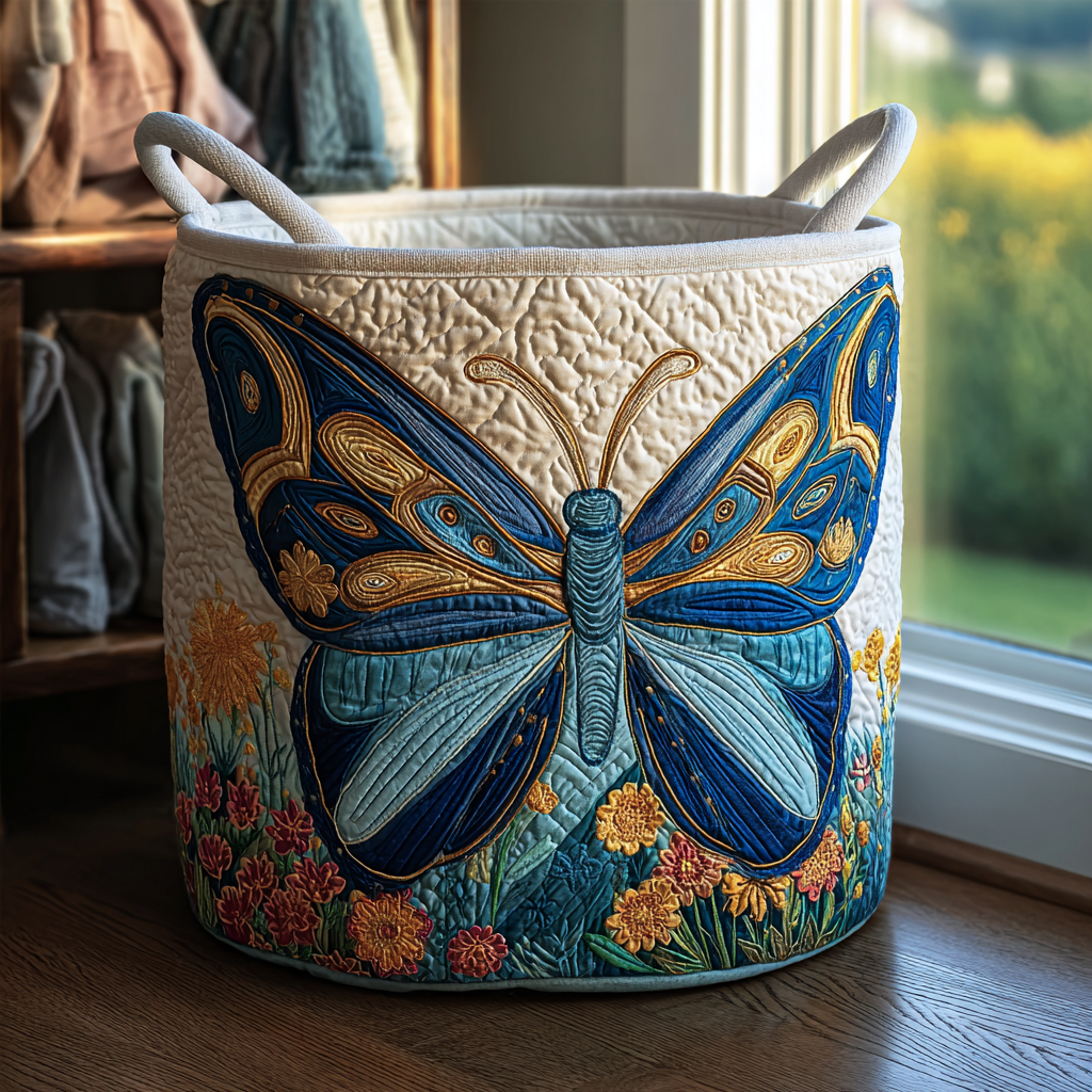 Garden Glider Quilted Laundry Basket Top Choice For Housewarming
