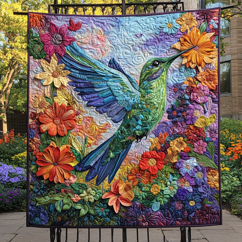 Garden Jewel Quilted Blanket Gift Ideas For Bird Lovers