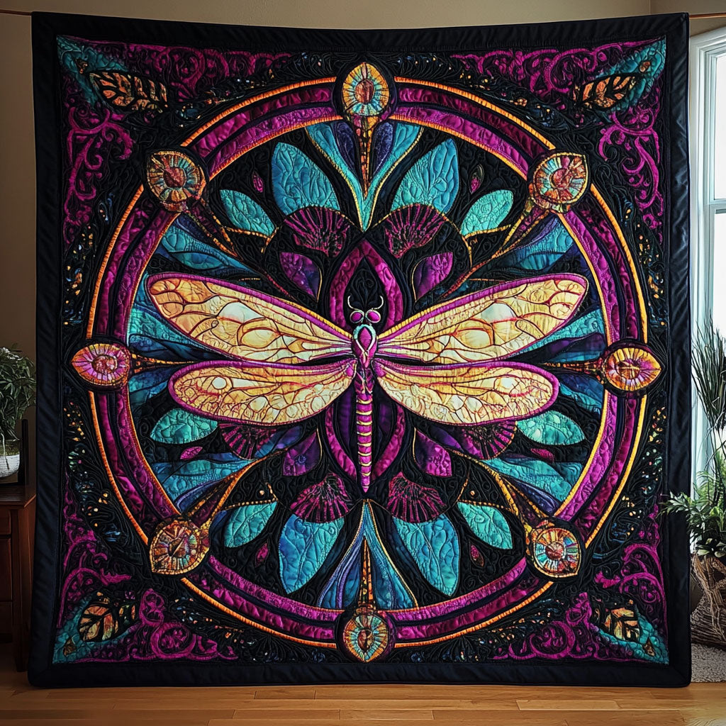 Garden of Ascendance Quilt Blanket Dragonfly Throws Best Dragonfly Gifts For Christmas
