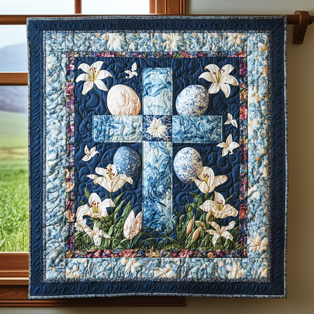 Garden of Grace Quilted Blanket Best Throw Blanket Easter Gifts For Women