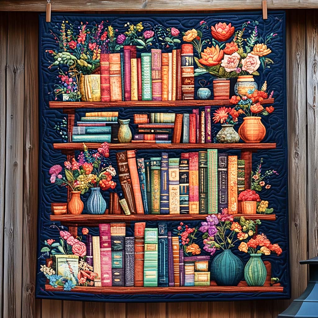 Garden Of Knowledge Quilted Blanket Cool Gifts For Readers