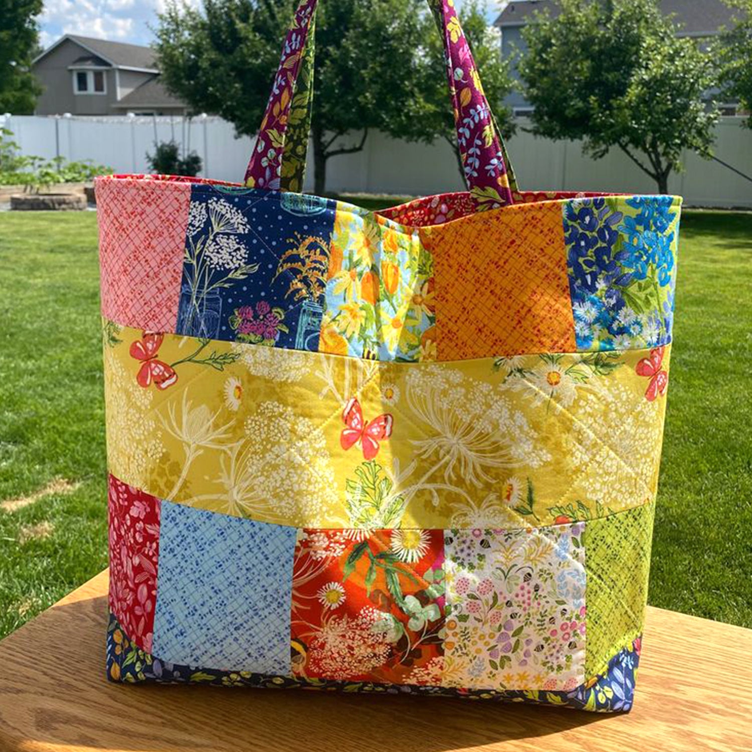 Garden Patch Quilted Tote Bag Lily Related Gifts