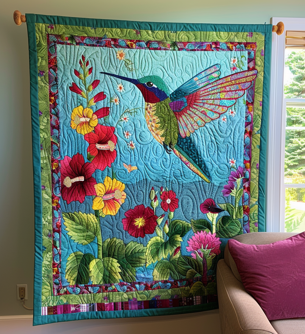Garden Serenade Quilted Blanket Gift Ideas For Bird Lovers