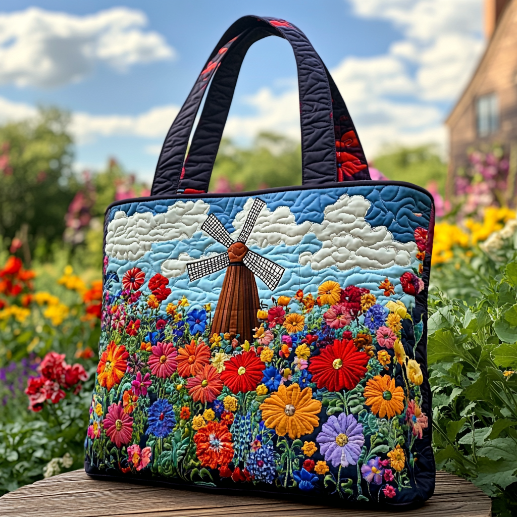 Garden View Quilted Tote Bag Christmas Ideas For Family