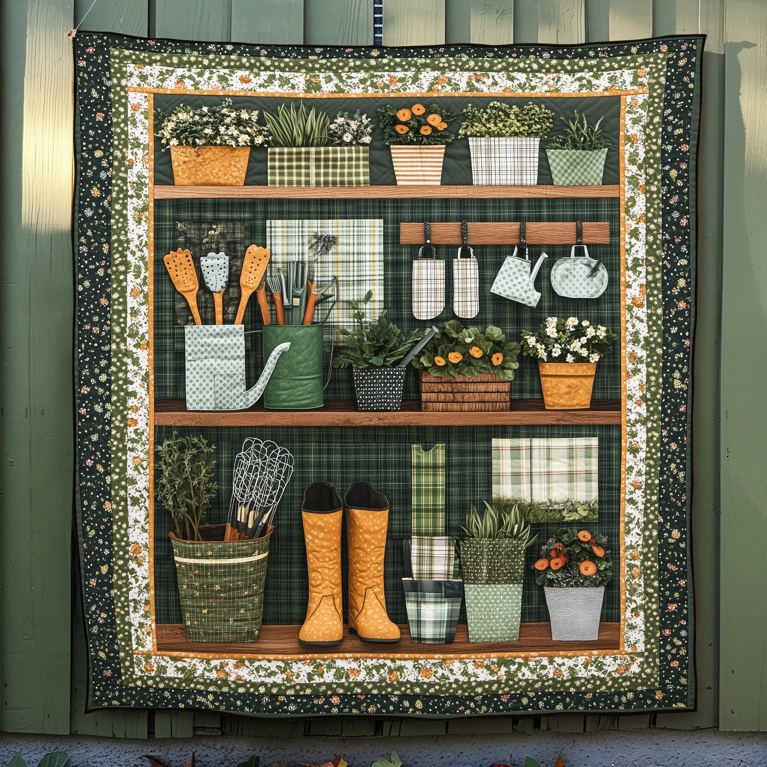 Gardener Essentials Quilted Blanket Unusual Gardening Gifts