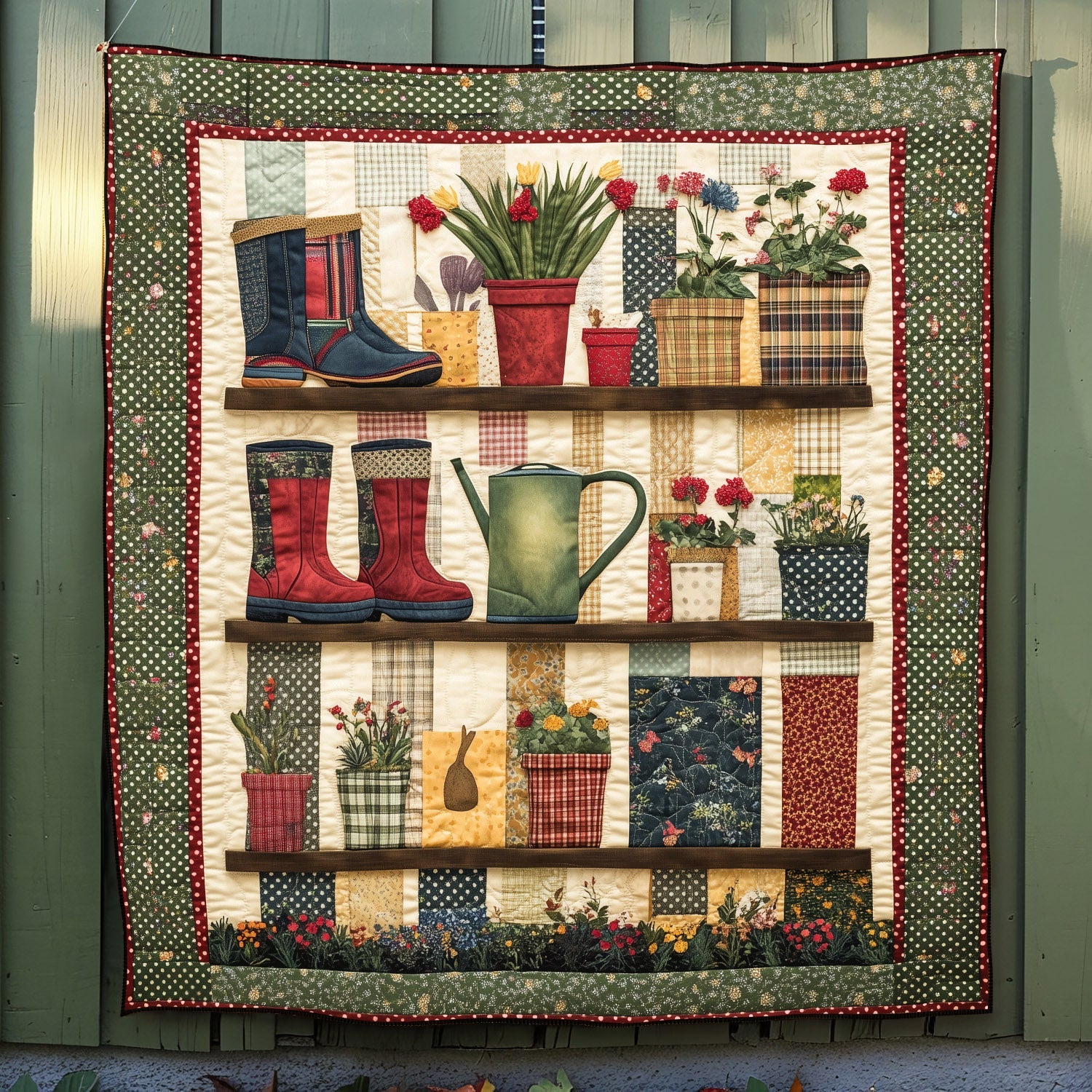 Gardener Retreat Quilted Blanket Unusual Gardening Gifts