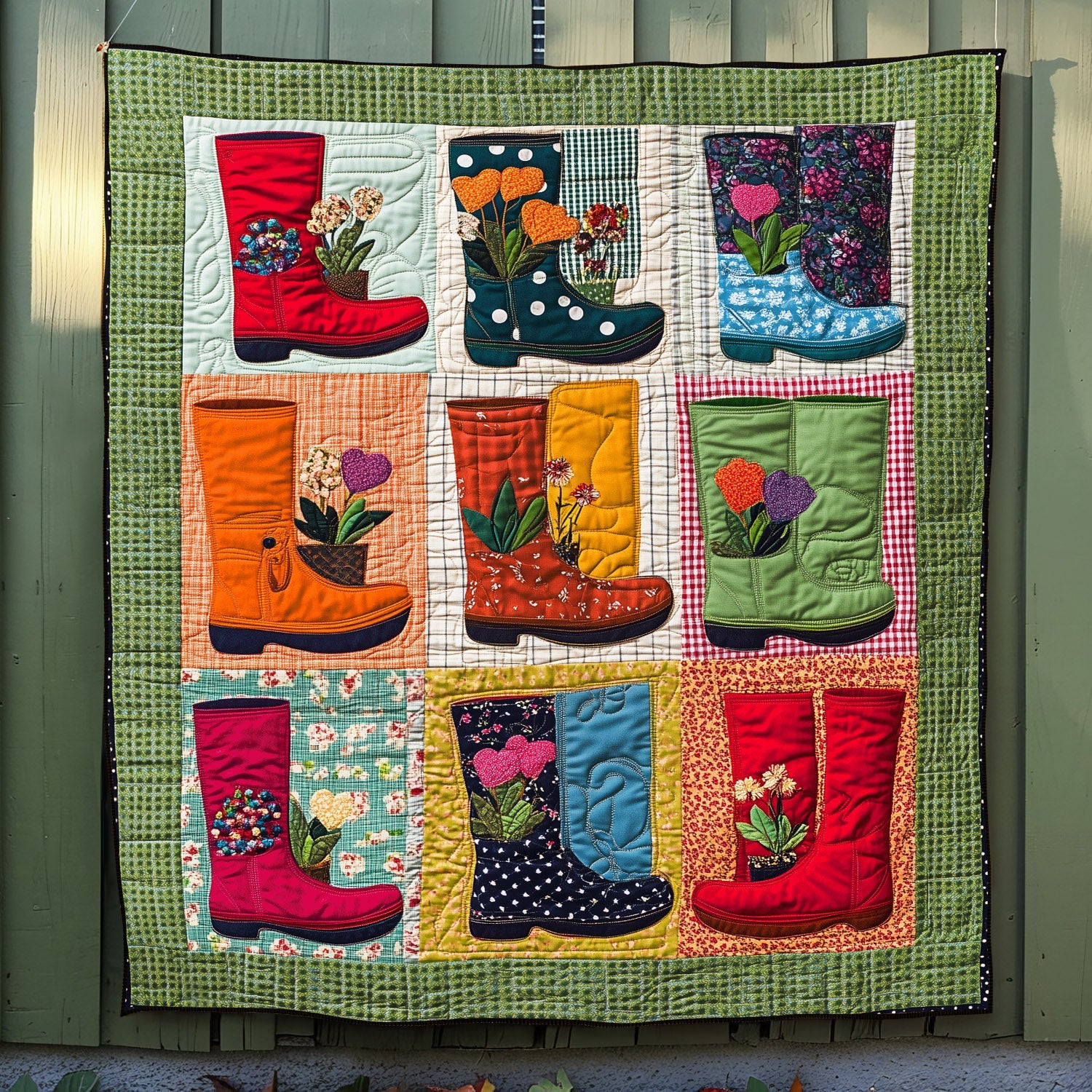 Gardening Steps Quilted Blanket Gifts For Garden Lovers