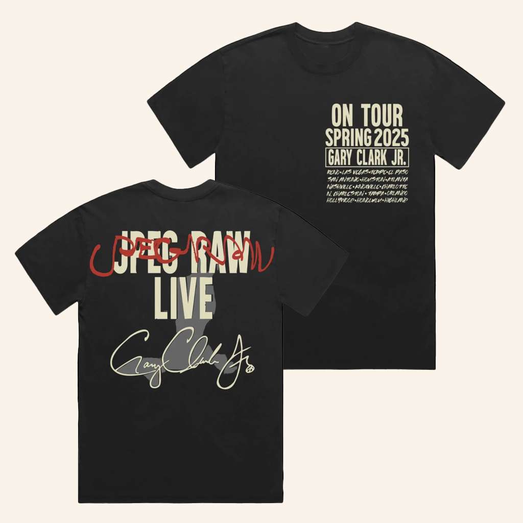 Gary Clark Jr Merch GCJR Jpeg Raw Spring T-Shirt Gift Ideas For Music Lovers Gary Clark Jr Merch GCJR Jpeg Raw Spring T-Shirt Gift Ideas For Music Lovers