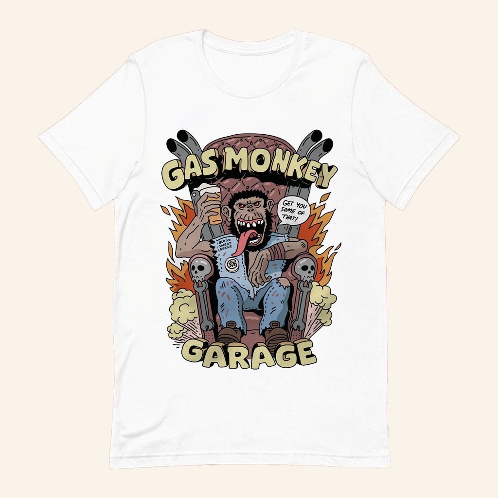Gas Monkey Garage Merch Get You Some Of That King Of Chaos T-Shirt Gifts For Dudes