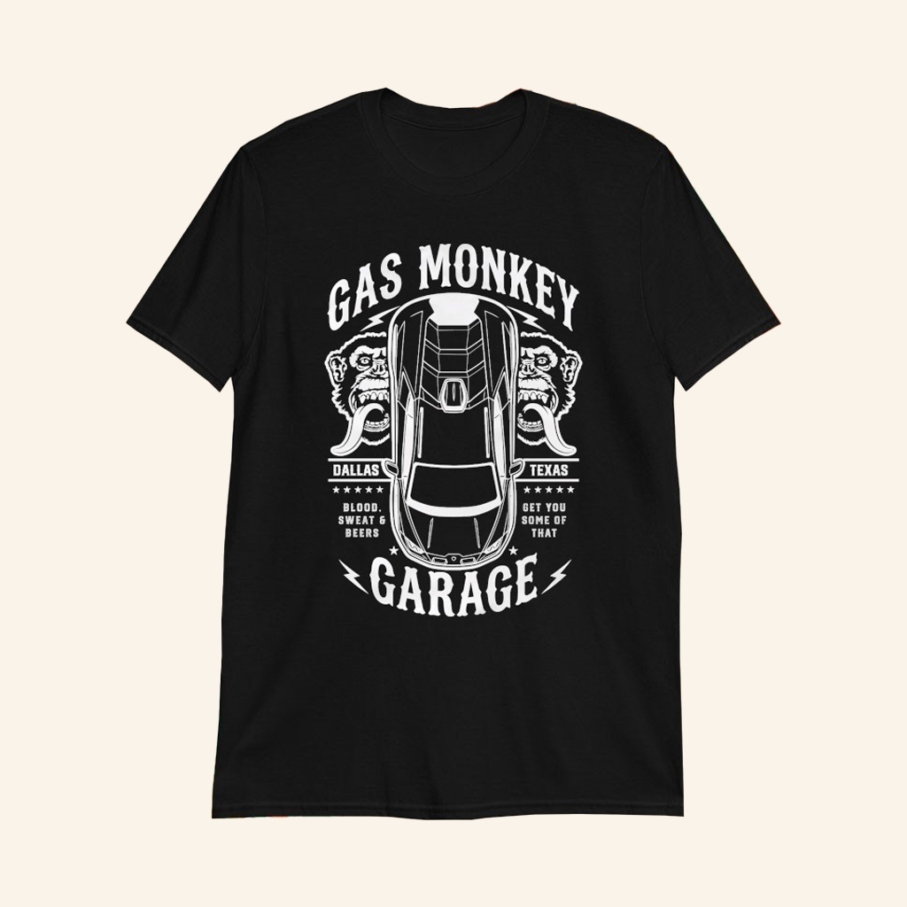 Gas Monkey Garage Merch Top Down Get You Some Of That Dallas Texas T-Shirt Gifts For Friends