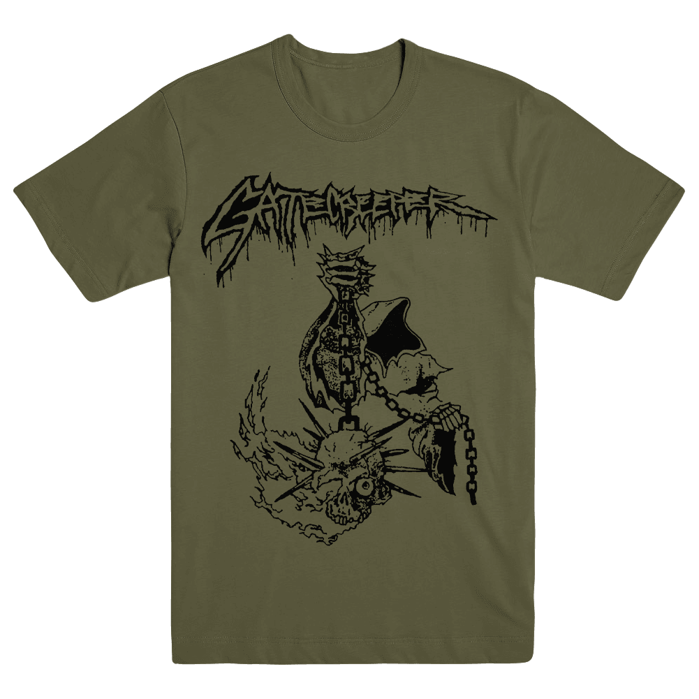 Gatecreeper Merch Flame Skull Shirt Gatecreeper Shirt Dad Gifts For Father'S Day 2025