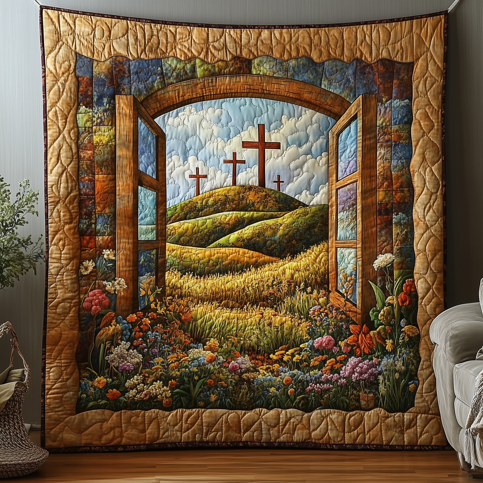 Gateway to Grace Quilted Blanket Couch Throw BlanketFaith Based Gifts For Him