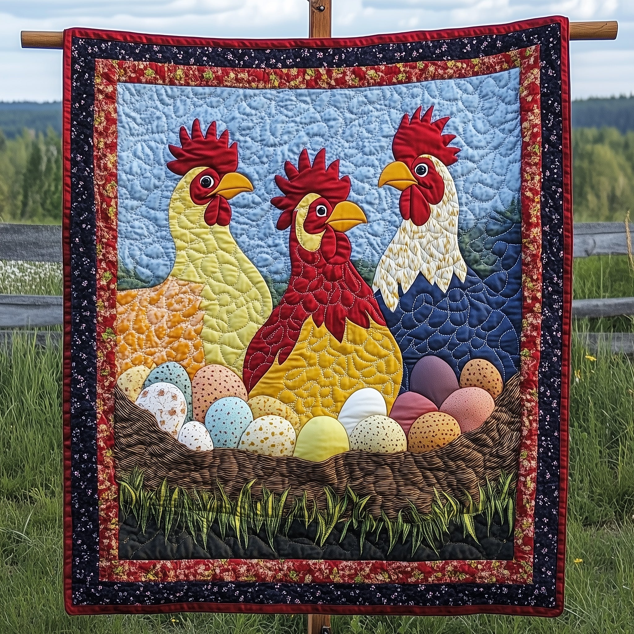 Gathered Nest Quilted Blanket Cozy Winter Quilted Blanket