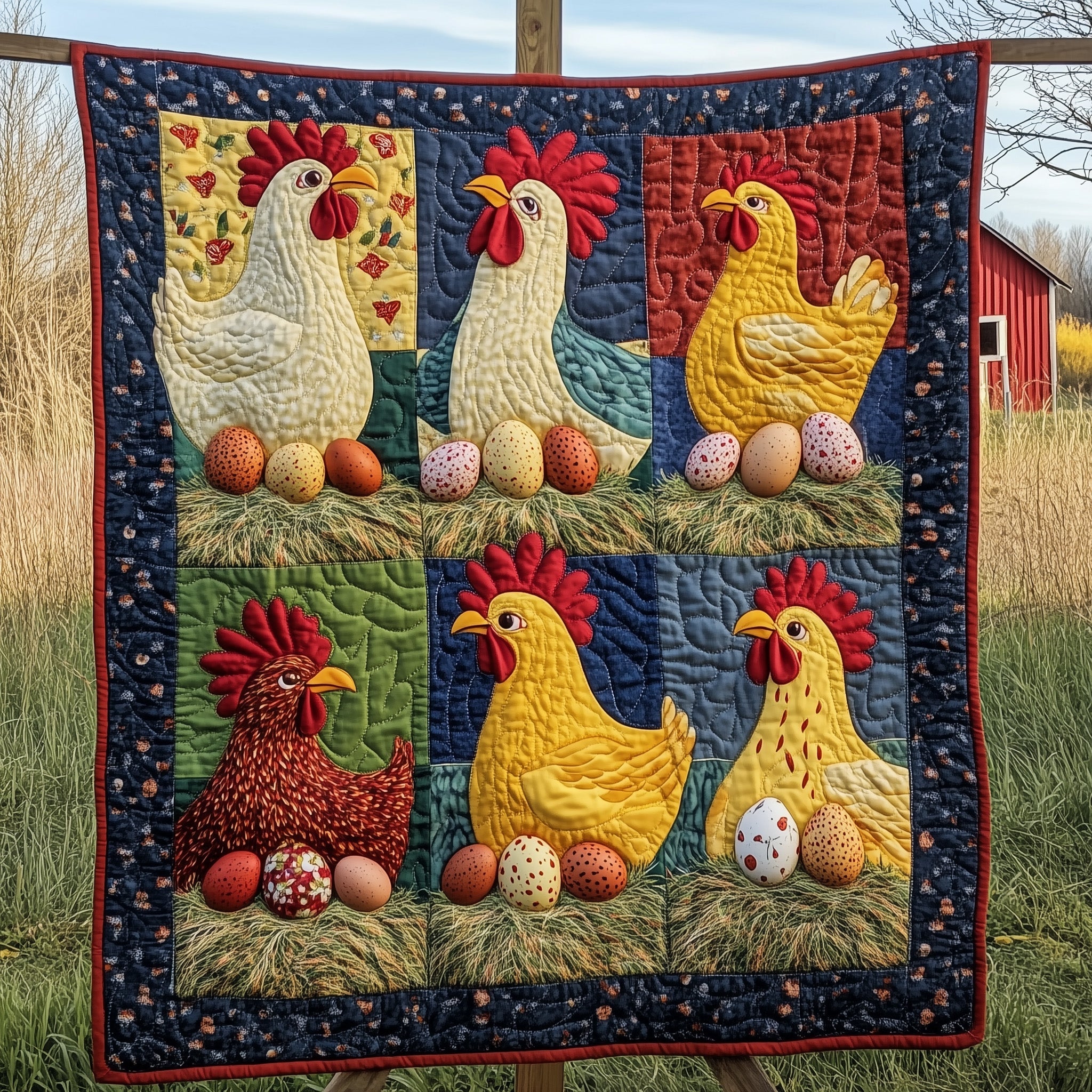 Gathered Nest Quilted Blanket Quilted Blanket for Christmas Decor