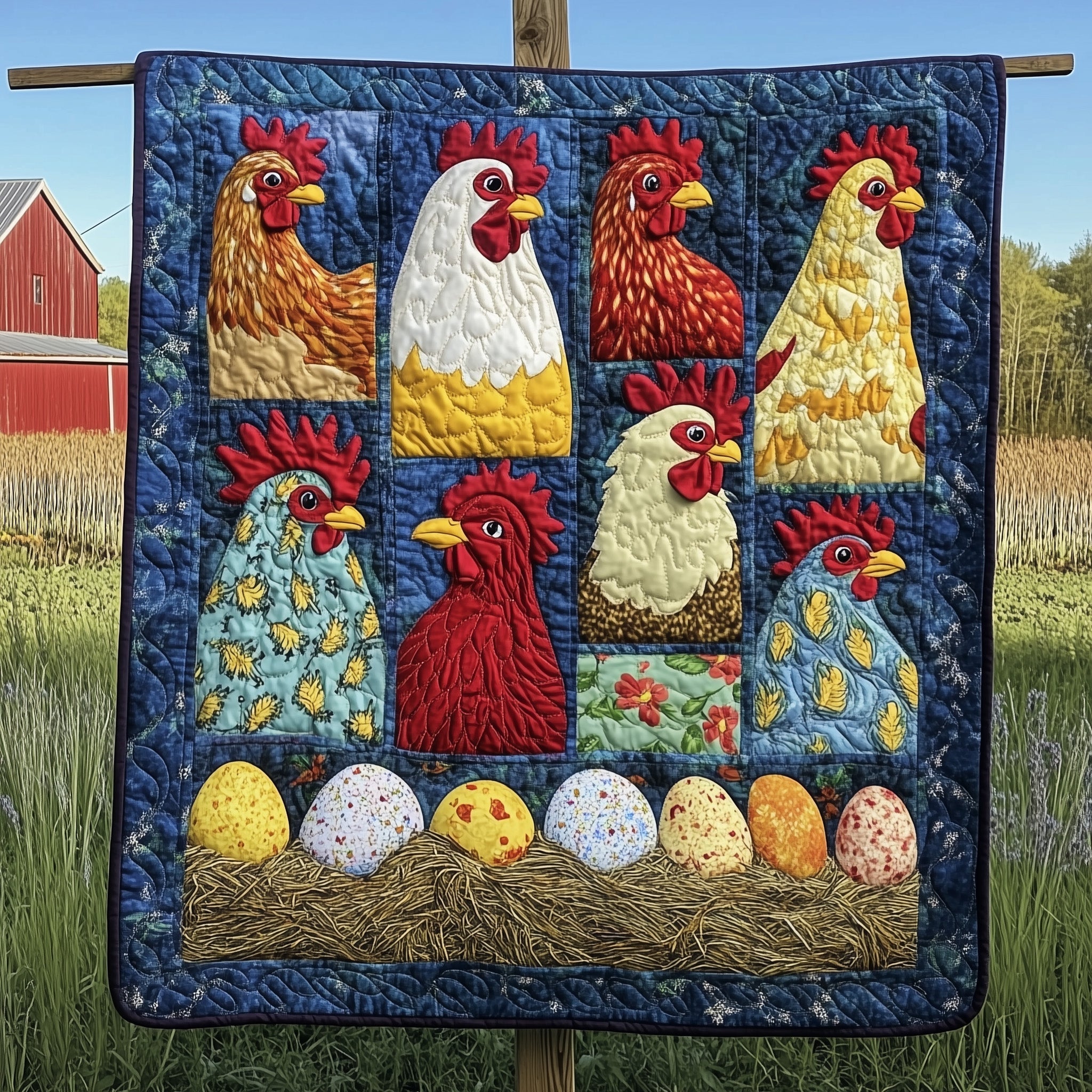 Gathered Nest Quilted Blanket Quilted Throw Blanket Gift Idea for Loved Ones