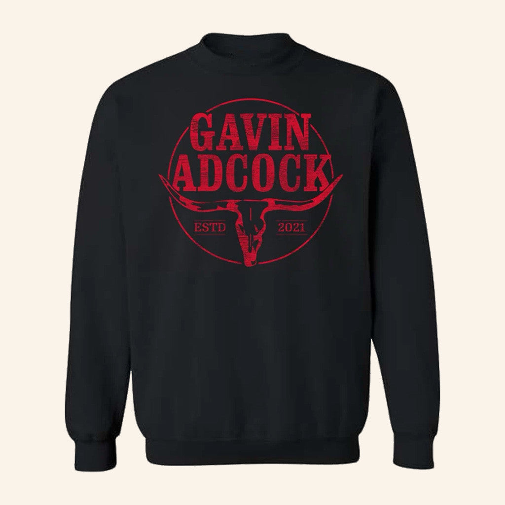 Gavin Adcock Merch Black Logo Sweatshirt Gifts For Dad Gavin Adcock Merch Black Logo Sweatshirt Gifts For Dad