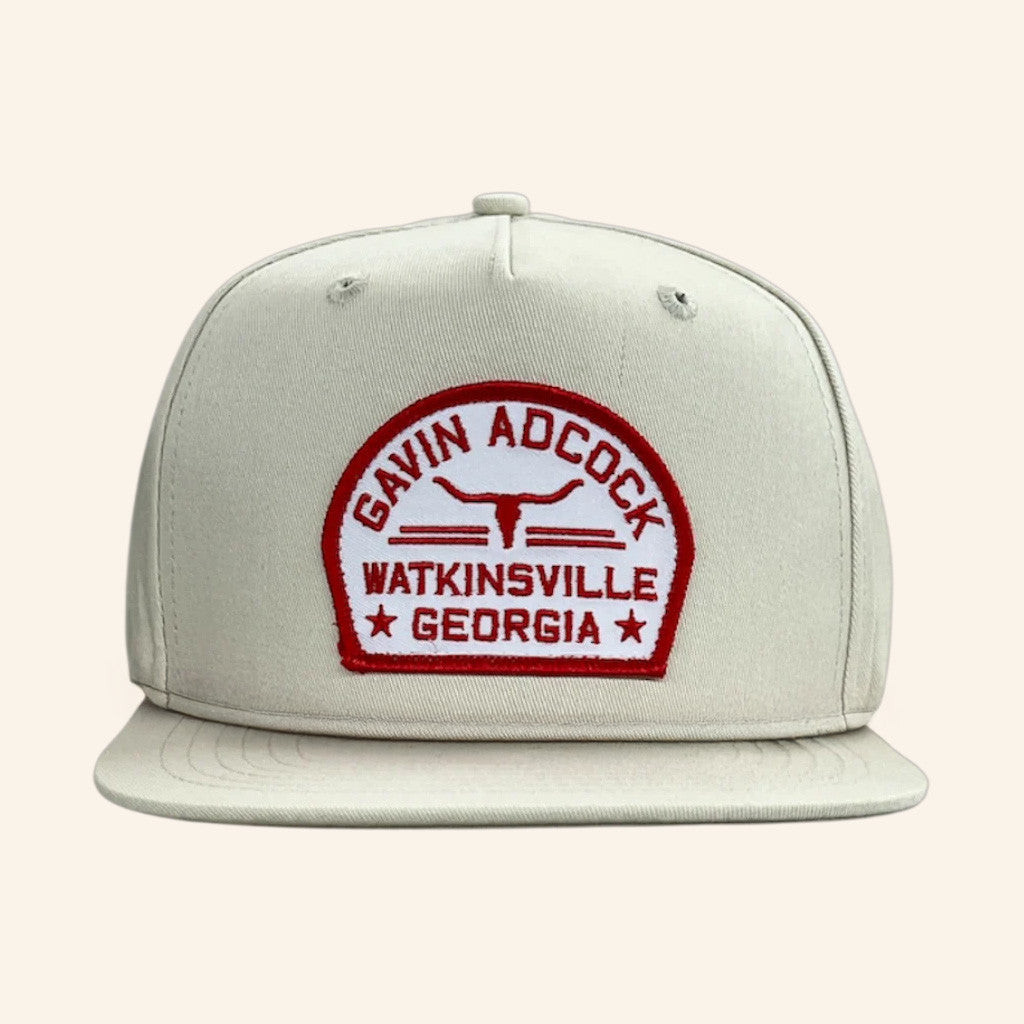 Gavin Adcock Merch Watkinsville Georgia Snapback Hat Embroidered Gifts For Dad