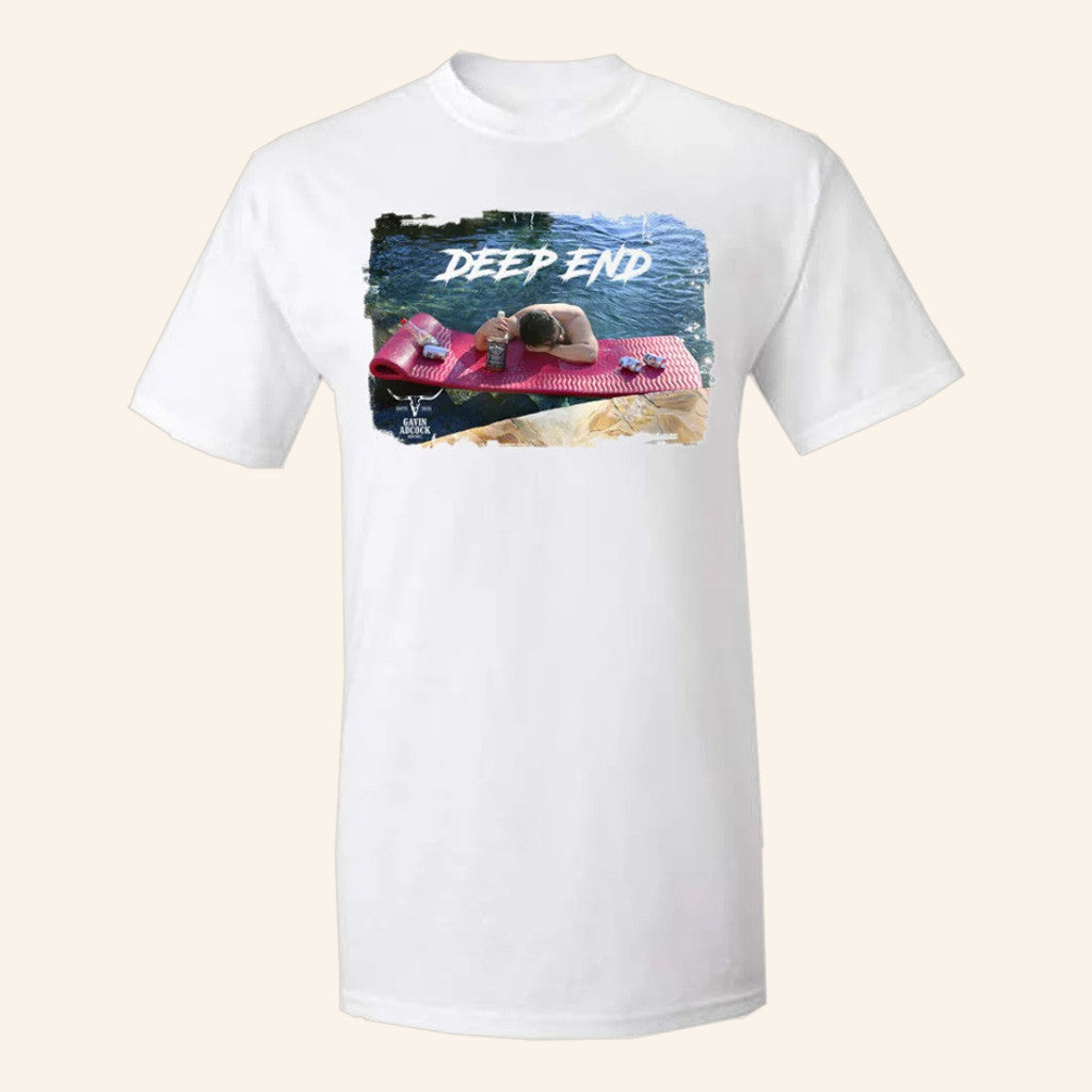 Gavin Adcock Merch White Deep End T-Shirt Good Gifts For Boyfriend Gavin Adcock Merch White Deep End T-Shirt Good Gifts For Boyfriend