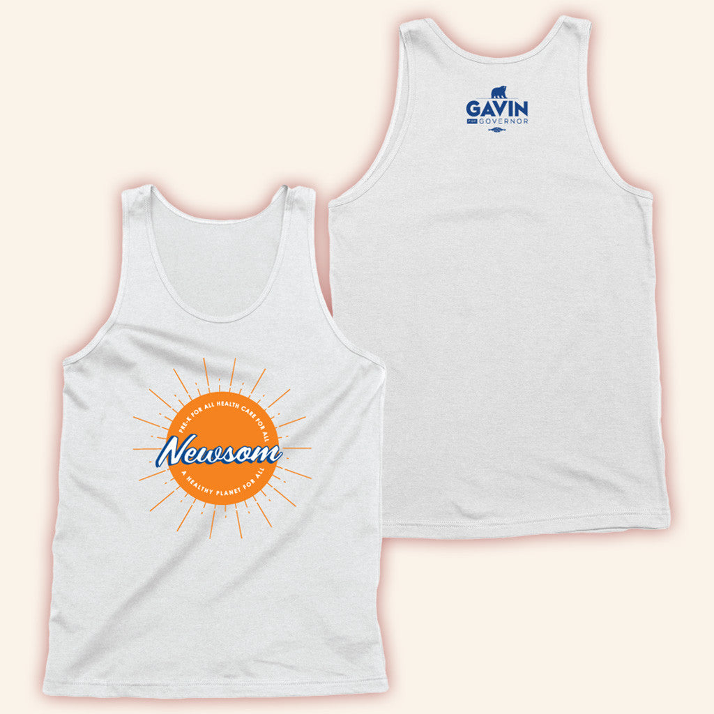 Gavin Newsom Merch Newsom Sun Tank Best Gifts For Friends Gavin Newsom Merch Newsom Sun Tank Best Gifts For Friends