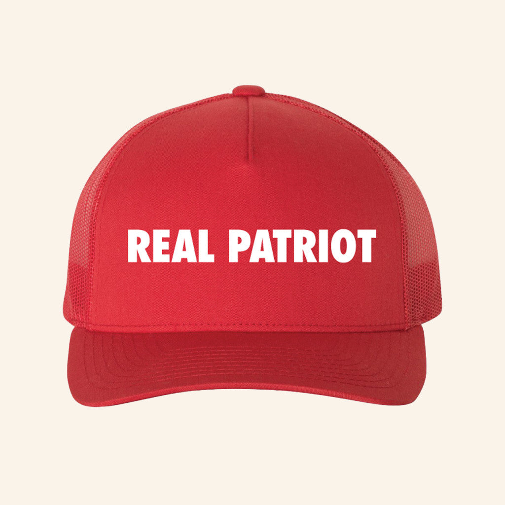 Gavin Newsom Merch Real Patriot Hat Red Trucker Cap Birthday Gift For Friends Gavin Newsom Merch Real Patriot Hat Red Trucker Cap Birthday Gift For Friends