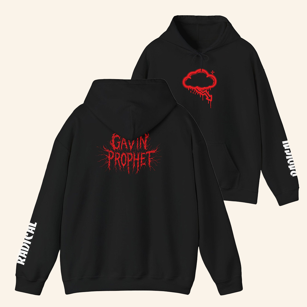 Gavin Prophet Merch Radical Graffiti Crash Cloud Hoodie Presents For Music Lovers