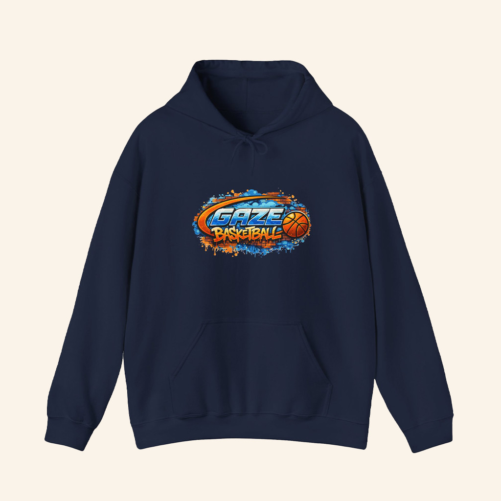 Gaze Merch Gaze Basketball Graffiti Hoodie Good Gifts For Basketball Lovers