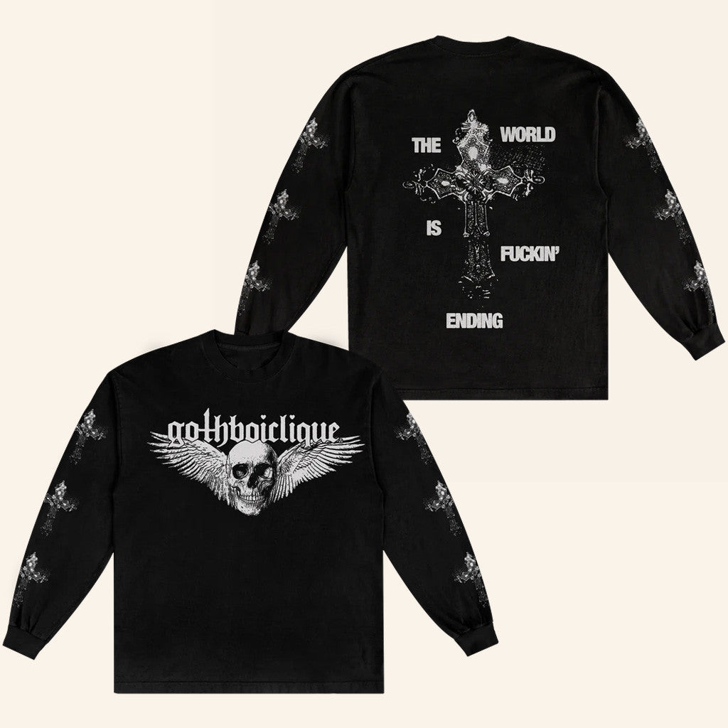 Gbc Merch The World Is F Ending Long Sleeve T-Shirt Best Gifts For Husband Gbc Merch The World Is F Ending Long Sleeve T-Shirt Best Gifts For Husband