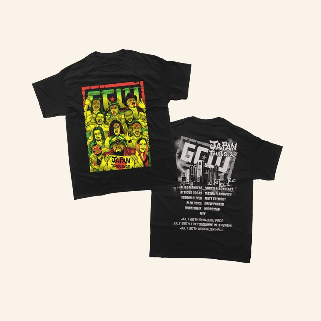 GCW Merch Japan Tour 2025 T-Shirt Gift Ideas For Fans