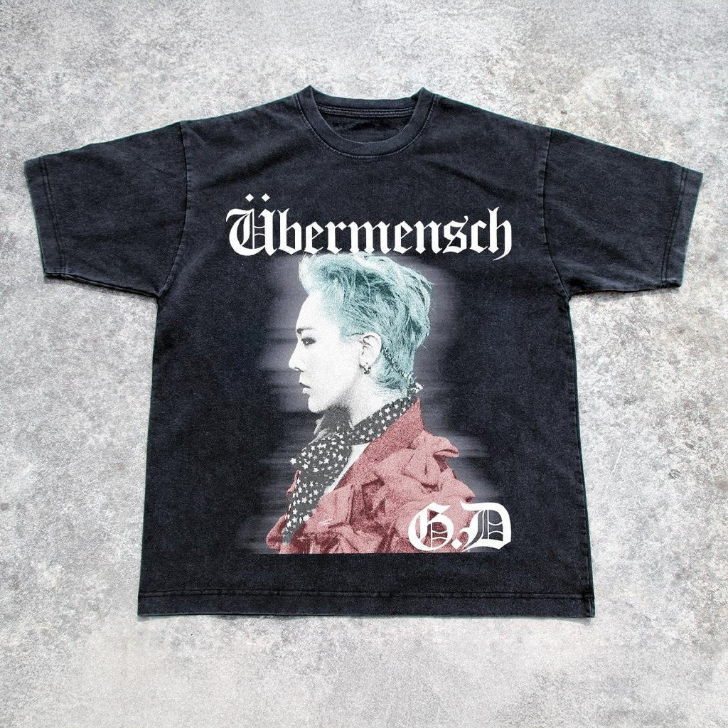 GDragon BigBang Graphic Tee Shirt GDragon Ubermensch 2025 Kpop Merch Ubermensch Gdragon Tee GDragon BigBang Graphic Tee Shirt GDragon Ubermensch 2025 Kpop Merch Ubermensch Gdragon Tee