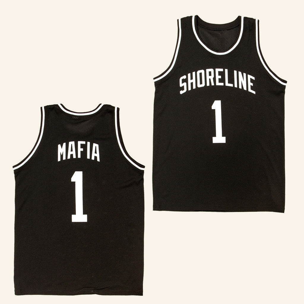 Geezyworld Merch Autographed Shoreline Mafia Mesh Basketball Jersey Black Geezyworld Merch Autographed Shoreline Mafia Mesh Basketball Jersey Black