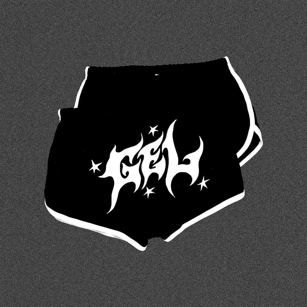 Gel Band Merch Gel Band Logo Booty Shorts Mother'S Day Gifts For Wife