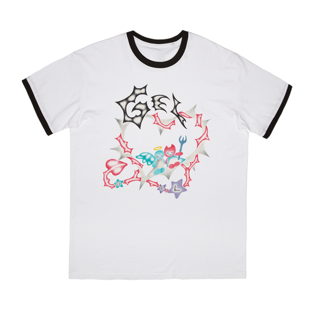 Gel Band Merch GEL Luvers Ringer T-Shirt Father's Day Gifts For Band Fans