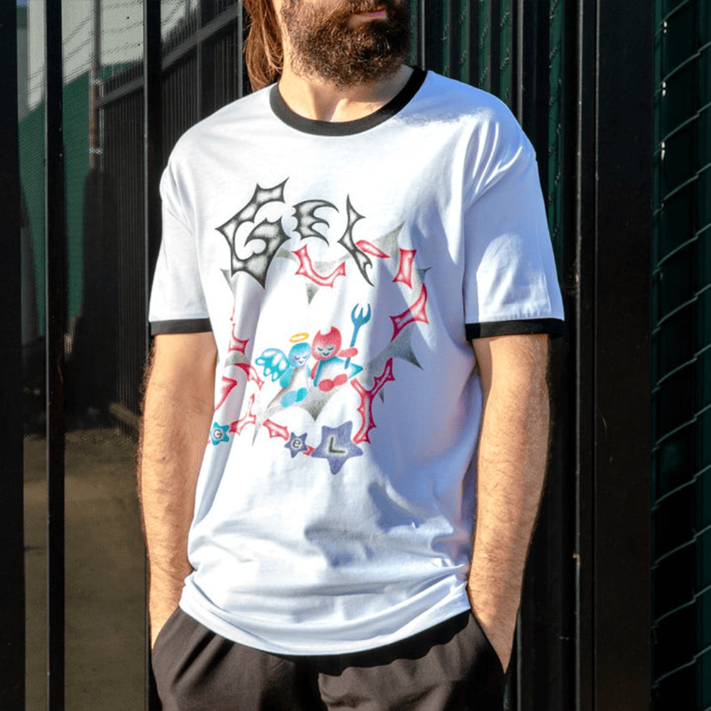 Gel Band Merch GEL Luvers Ringer T-Shirt Father's Day Gifts For Band Fans