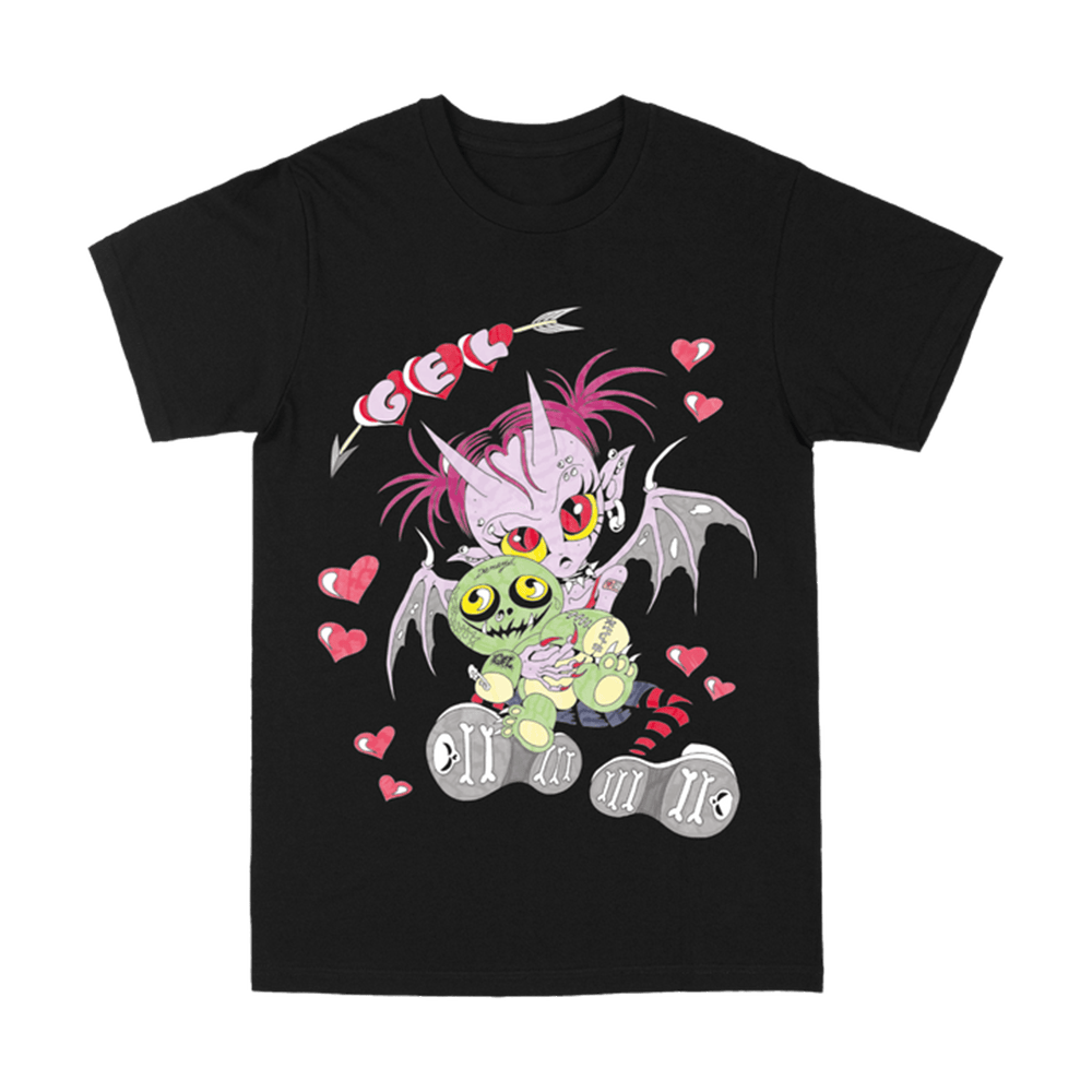 Gel Band Merch Gel Turbo Black T-Shirt Gifts For Band Fans Gift Idea for Him