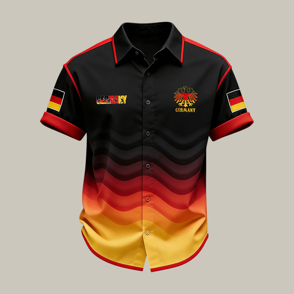 Gemany 2026 FIFA World Cup Hawaiian Shirt Germany National Football Team World Cup Shirt