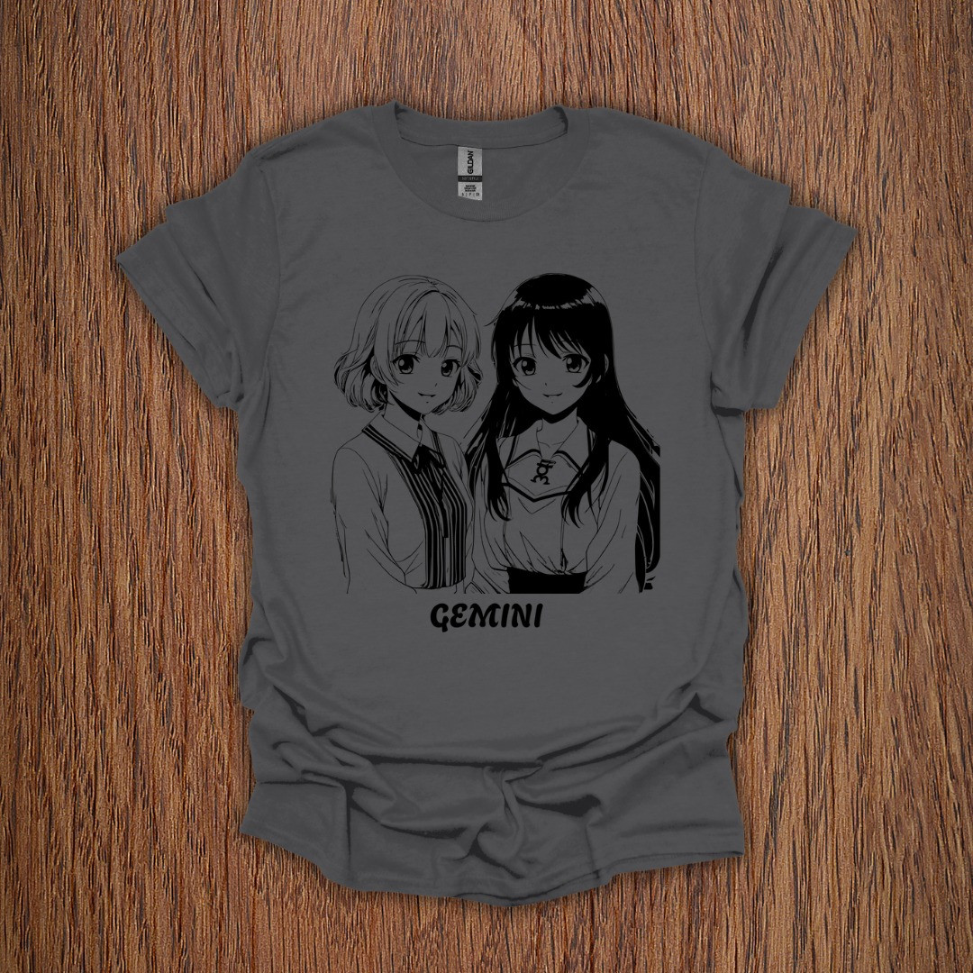 Gemini Zodiac Anime T-Shirt Best Birthday Gemini Gifts For Her Ideas For Friends