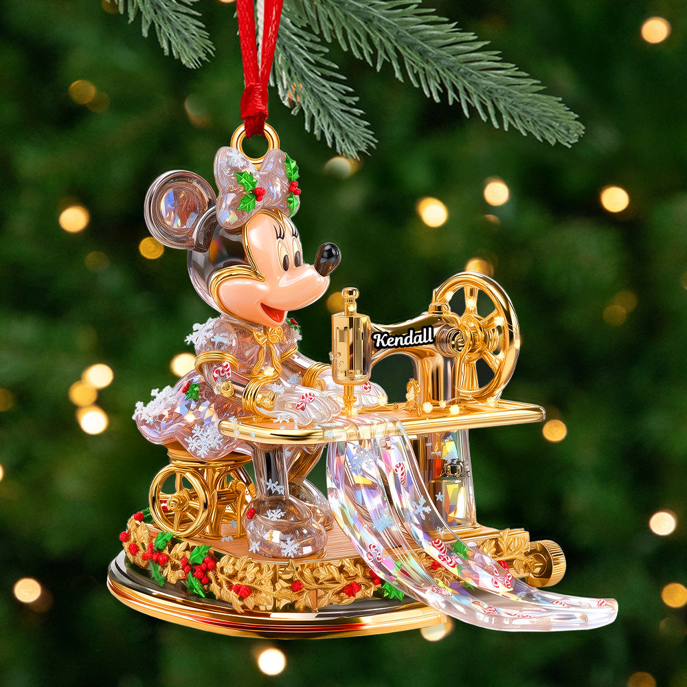 Gemstones Sewing Christmas Ornament Personalized Gifts For Sewing Lovers - Family Christmas Ornament Gift Gemstones Sewing Christmas Ornament Personalized Gifts For Sewing Lovers - Family Christmas Ornament Gift